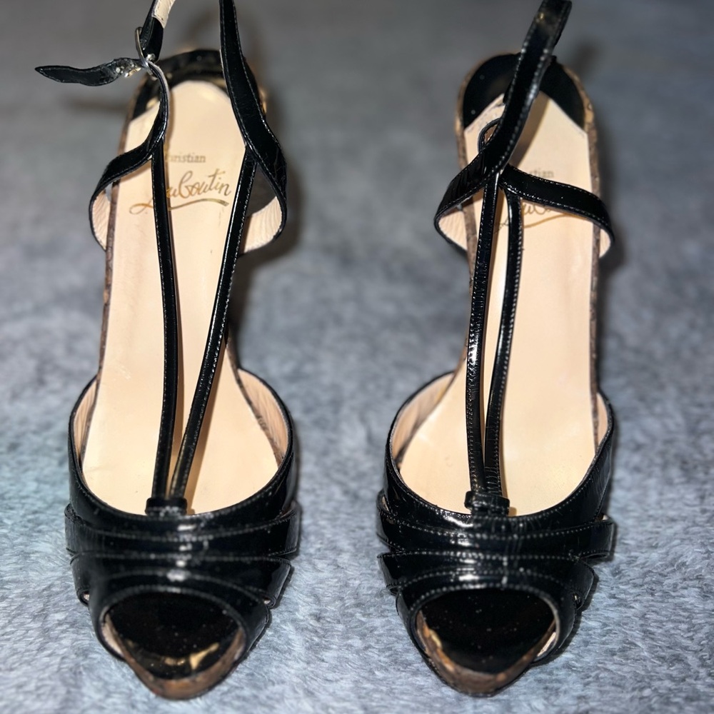 Christian Louboutin Black Heels Classic Sophistication